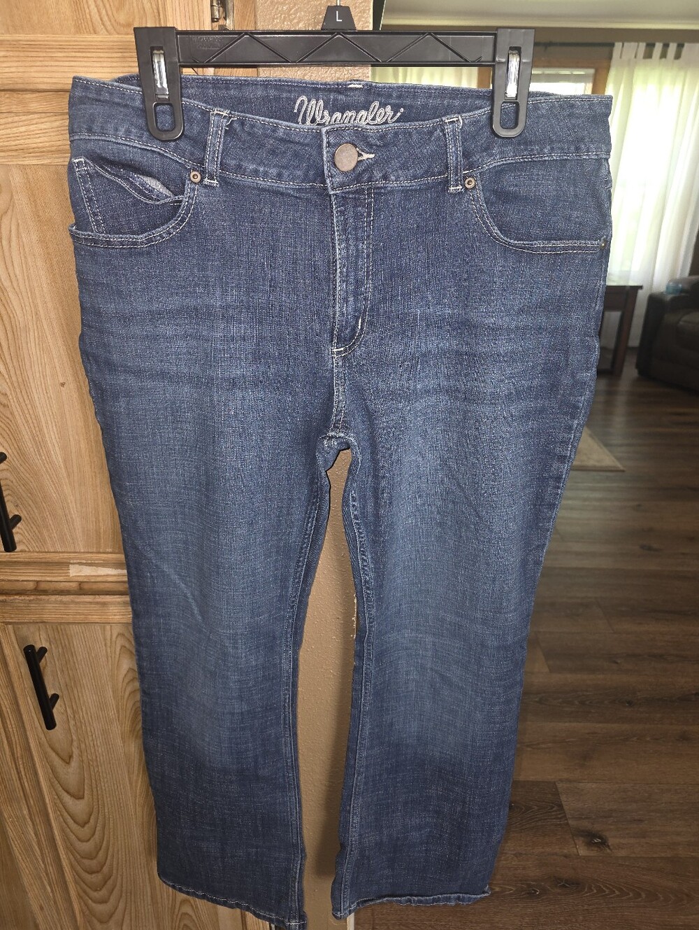 Wrangler Women's Dark Blue Bootcut Jeans